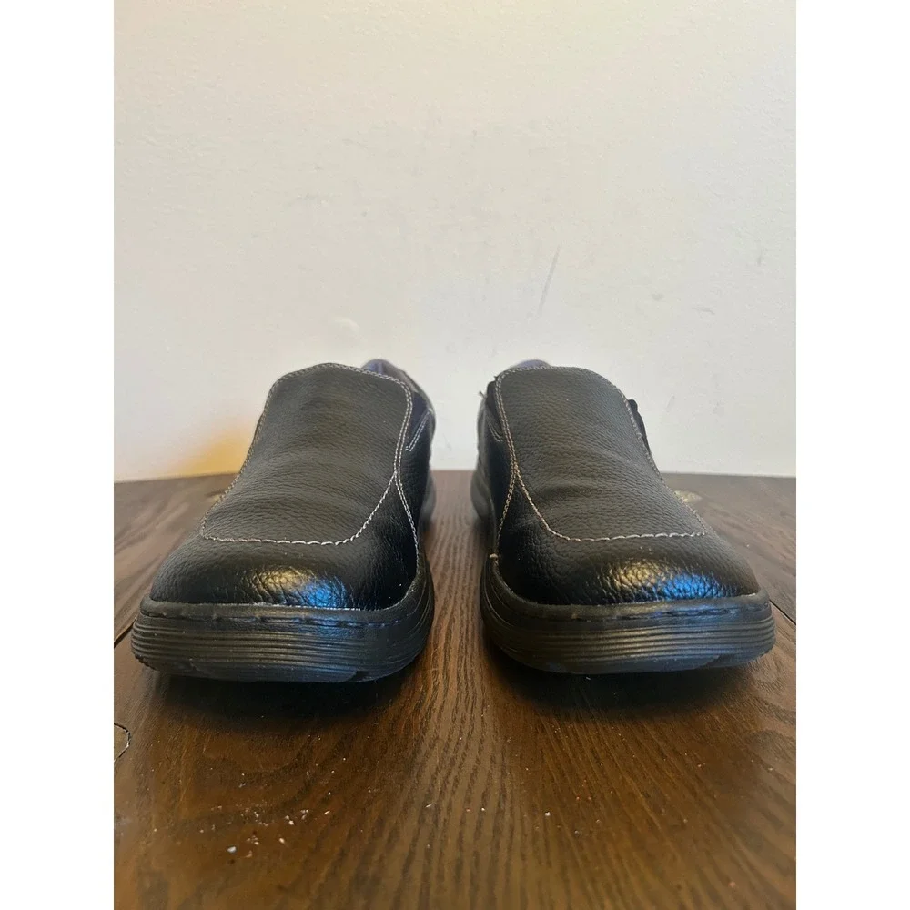 DR. Martens Black Leather Foster Slip On Pebble Sport Loafers Men's Size 11